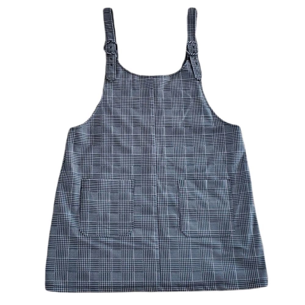 Stylish Black and White Mini Dress